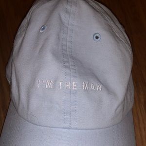 I'm the man baby blue hat
